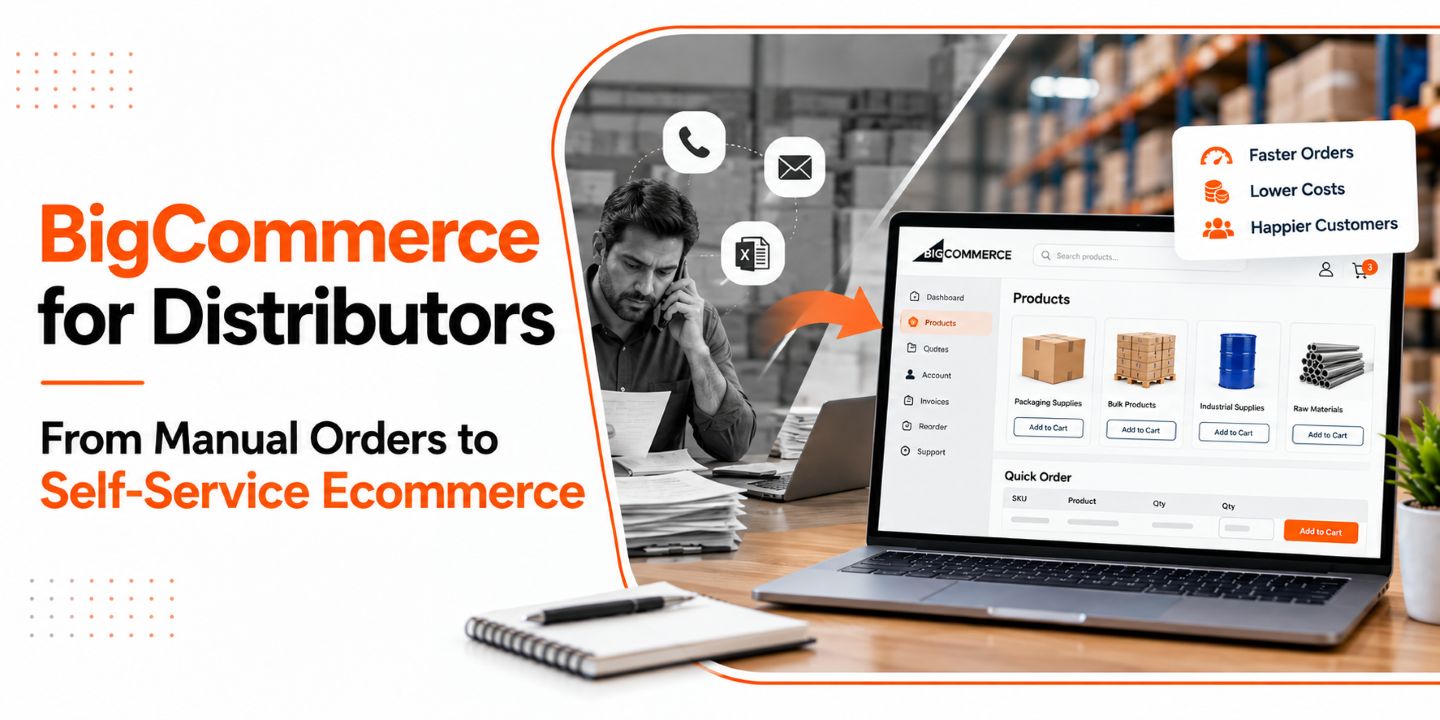 BigCommerce for Distributors: How to Replace Manual Ordering With Self-Service Ecommerce